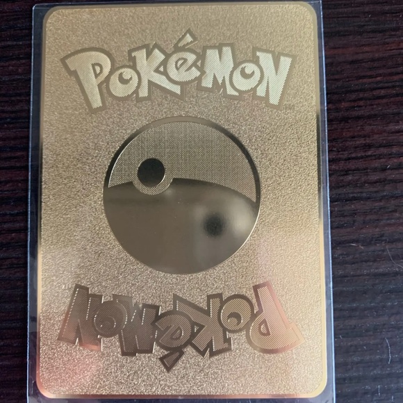 Pokémon I CHOOSE YOU! Pikachu Gold Metal Card - Picture 3 of 3